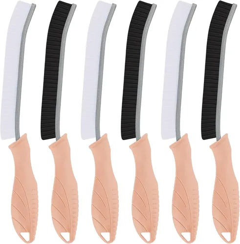 Vista 13 de TQRR Cepillo de limpieza para inodoro, cepillo de limpieza de baño con Negro