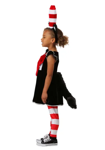 Vista 3 de Disfraz de Vestido de Gato en el Sombrero para Niña Pequeña Multicolor