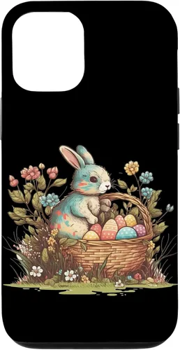 Vista 28 de Happy Easter Day Easter Bunny Happy Easter Egg Basket Case for iPhone 17