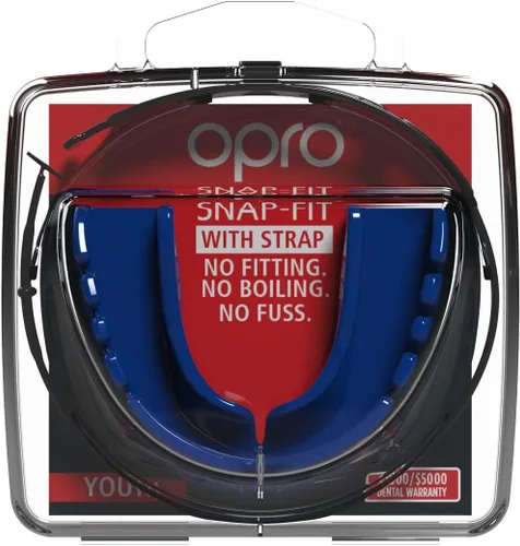 Vista 7 de OPRO Protector bucal de nivel instantáneo a presión + correa, protector bucal de protección rápida para lacrosse, jiu jitsu, rugby, artes marciales