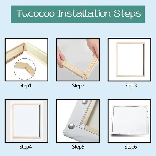 Vista 7 de Tucocoo Divertidos kits de pintura colorida de mono por números con pinceles y pigmento acrílico sobre lienzo para adultos, imagen de copa