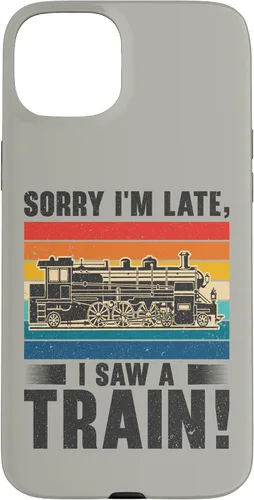 Vista 9 de Funda para iPhone 13 Pro Max Train Railroad Locomotora de tren de vapor para motor Trainspotting