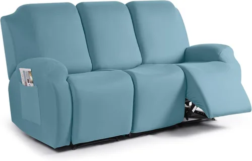 Vista 58 de TAOCOCO Fundas Elásticas para Sillones Reclinables de 3 Piezas Fundas Sólidas para Muebles Funda para Sillón Reclinable Fundas Deslizables