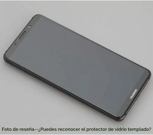 Vista 4 de Ibywind Protector de pantalla para Huawei Mate10 Pro, con 2 piezas de vidrio templado, 1 película de fibra de carbono