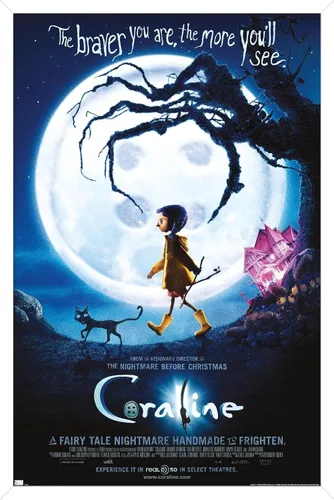 Vista 12 de Trends International Coraline - Póster de pared de una hoja Braver, 14.72 x 22.37 pulgadas, versión enmarcada de madera de granero Versión enmarcada