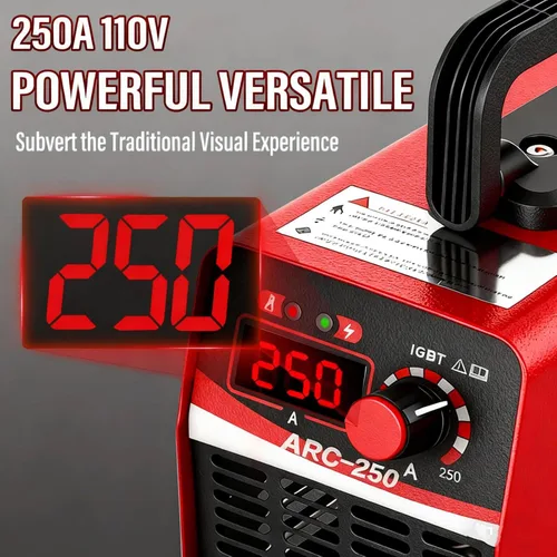 Vista 8 de 250Amp 25 piezas de varillas de soldadura de 13 pulgadas Guantes Soldador de palo, excelente efecto de soldadura Máquina de soldar, soldador MINI