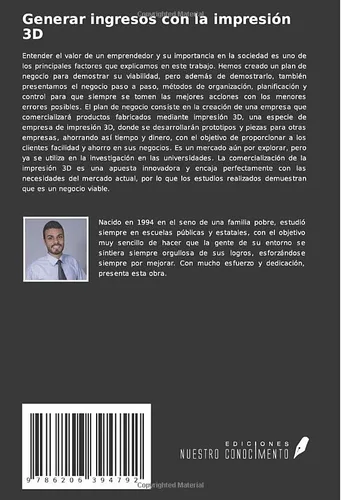 Vista 2 de Generar ingresos con la impresión 3D Aprenda desde cero a crear una empresa con impresión 3D (Spanish Edition)
