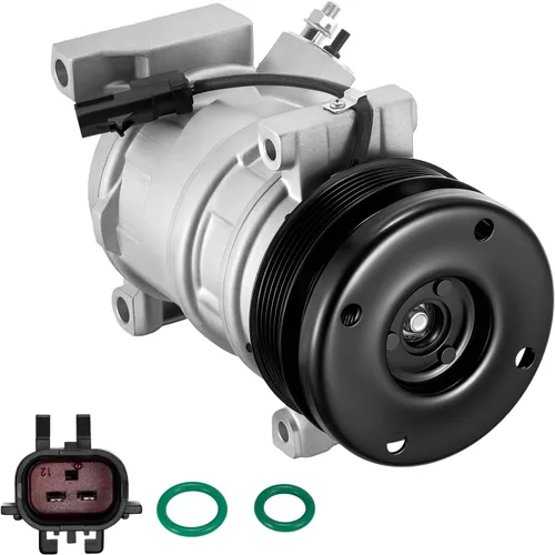 Vista 13 de BDFHYK 58553 Compresor de aire acondicionado con embrague compatible con Dodge 1994 1995 Dakota Ram 1500 2500 3500, reemplaza 2004359, 271300, 4359