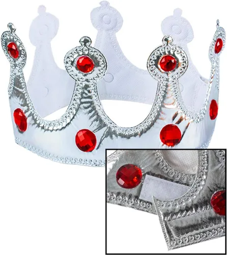 Vista 4 de Tigerdoe Kings Crown - Corona de rey real y corona de princesa - Accesorios de disfraz de reina