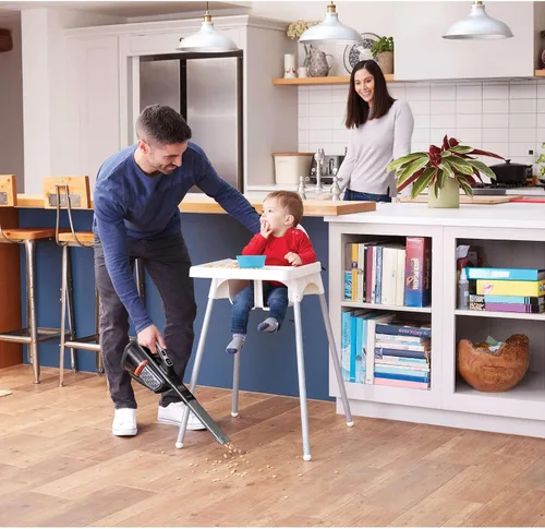 Vista 8 de BLACK+DECKER Dustbuster – Aspiradora portátil inalámbrica de mano, pequeño aspirador de mano para dormitorio, hogar y automóvil, potente 20V