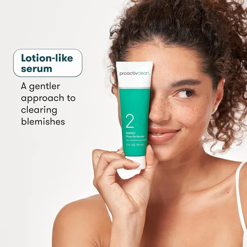 Vista 4 de Proactiv Clean Azelaic Pore Perfector- Suero iluminador para cara con Squlane y ácido hialurónico - Suero en crema de ácido azelaico para pieles