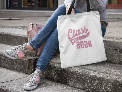 Vista 5 de Adhesivo de graduación para planchar en la clase de 2028, calcomanía para camiseta de secundaria, parche de graduación HTV para graduados