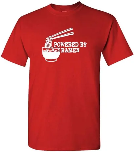 Vista 9 de Powered by Ramen - Food Japanese Anime College - Camiseta Tri-Blend Negro