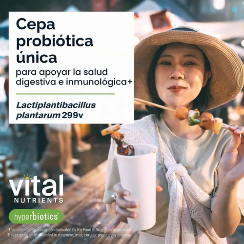 Vista 6 de Vital Nutrients IBS Probiótico, 30 Cápsulas