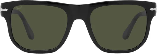 Vista 3 de Persol PO3306S - Gafas de sol cuadradas, Marrón y Gris Tortuga Gris Gradiente Polarizado