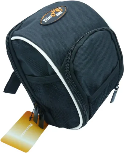 Vista 3 de Disconano® Bolsos de Manillar para Bicicleta de Ciclismo con Cestas Frontales Negras con Funda para Lluvia