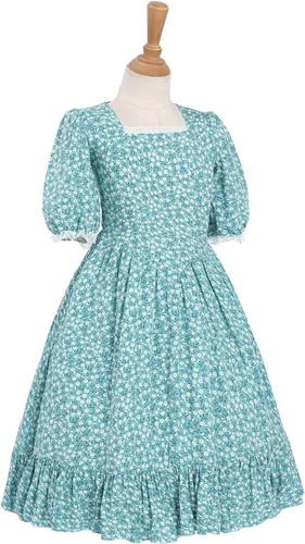 Vista 16 de Nuoqi - Vestidos de pionera para niñas, disfraz colonial