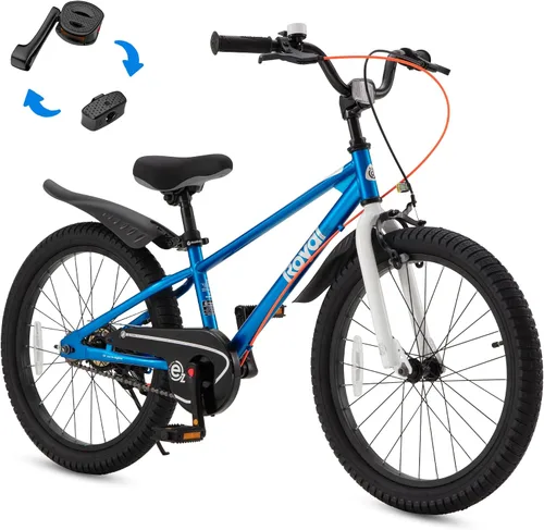 Vista 47 de RoyalBaby EZ Kids Bike 12 14 16 18 20 Inch Balance Pedal 2-in-1 Training Bicycle Boys Girls Ages 3 to 12 Years Easy Learn for Beginners