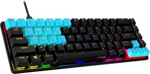 Vista 6 de HyperX Teclas de goma Kit de accesorios para juegos 19 teclas diseño inglés EEUU azul
