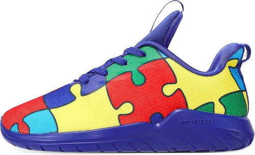 Vista 9 de Soulsfeng Tenis para correr para mujer, ligeros, transpirables, antideslizantes, a la moda, para caminar