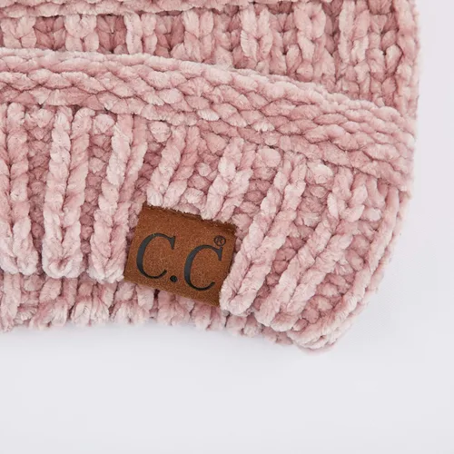 Vista 126 de C.C Trendy Warm Chunky Soft Stretch Cable Knit Beanie