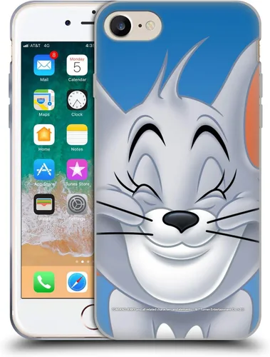 Vista 41 de Head Case Designs Funda de gel de cara completa con licencia oficial de Tom y Jerry Jerry [protección de grado militar] compatible con Apple iPhone