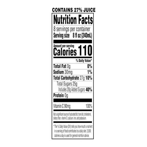 Vista 6 de Amazon Grocery, Cóctel de jugo de arándano, 64 onzas líquidas (anteriormente Happy Belly, el embalaje puede variar)