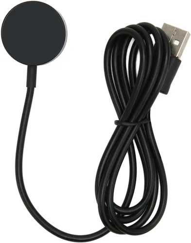 Vista 9 de Base de carga para Q Gen 1 Gen 2 Gen 2 Gen 2 Wander Gen 2 Gen 3 Gen 3 Gen 3, cable de carga USB, accesorios para reloj inteligente (negro)