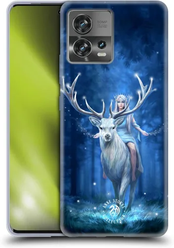 Vista 10 de Head Case Designs Anne Stokes Bluebell Wood Fantasy 2 - Funda de gel suave con licencia oficial compatible con Motorola Moto Edge 30 Fusion