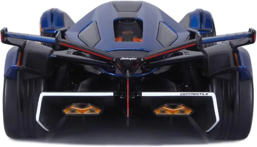 Vista 4 de Maisto Lambo 1/18 V12 Vision Gran Turismo Modelo de Coche Fundido a Presión 31454 Azul