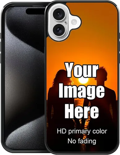 Vista 36 de Funda personalizada para iPhone, funda transparente de TPU suave a prueba de golpes, diseño de tus propias fundas de teléfono compatibles con Apple