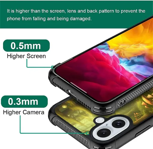 Vista 828 de Funda compatible con iPhone 15, diseño de elefantes africanos, diseño increíble a prueba de golpes, antiarañazos, carcasa trasera de policarbonato