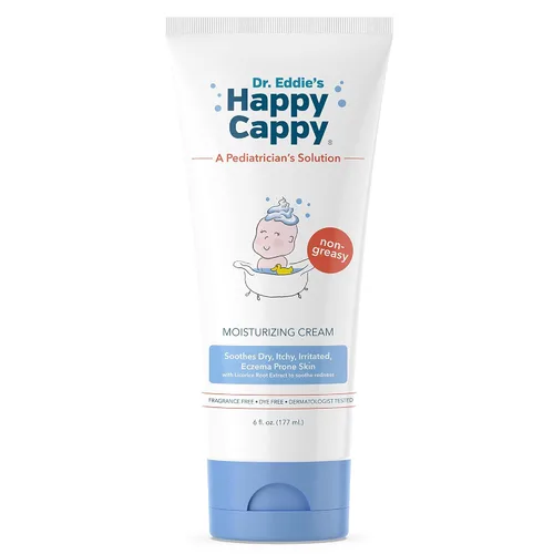 Vista 12 de Crema hidratante Happy Cappy – Crema para bebés con tendencia al eccema, loción para piel seca para bebés, niños pequeños y niños, formulada por