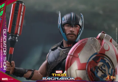 Vista 5 de Marvel Thor 3: Ragnarok - Figura de acción a escala 1:6 de Gladiator Thor