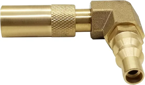 Vista 6 de Propane Straight Adapter with 1/4 inch RV Quick Connect Fitting Fit for Blackstone Tabletop Griddle 17 Inch and 22 Inch