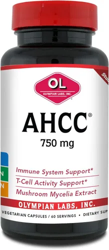 Vista 8 de Olympian Labs Suplemento AHCC premium de 750 mg de AHCC por cápsula – Apoya la salud inmunológica, la función hepática y la actividad natural