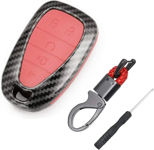 Vista 7 de ontto Funda inteligente para llavero con llavero, Negro (4 btn)