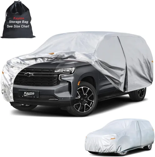 Vista 43 de Kayme Funda impermeable para automóvil deportivo para todo tipo de clima. Consulta la tabla de tallas del vehículo para un ajuste preciso. Cubierta