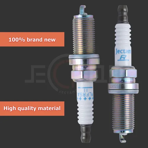Vista 8 de Bujias de repuesto automotriz 22401-5M015 Bujias PLFR5A11 paquete de 6 bujías de iridio compatibles con Infiniti FX35 G35 I35 M35 M45 Q45 QX4 350z