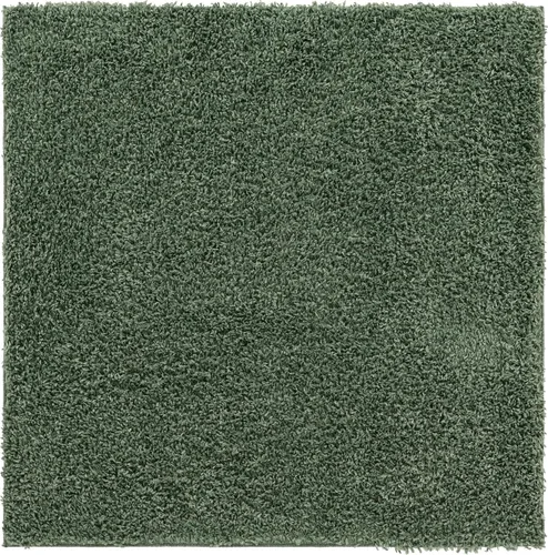 Vista 254 de Unique Loom Colección Davos Shag - Alfombra Lino