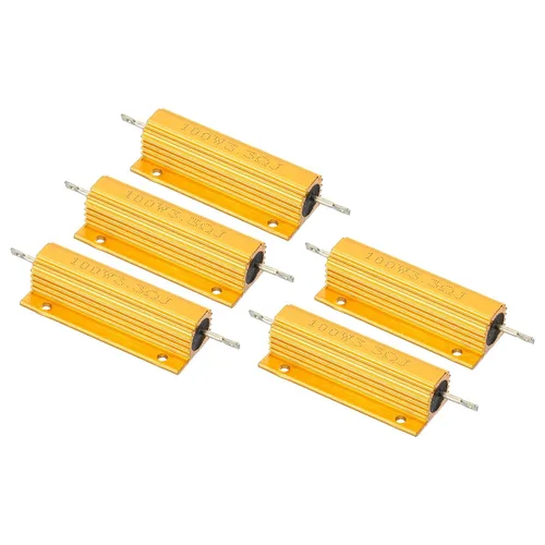 Vista 21 de PATIKIL Resistencia de carcasa de aluminio de 100 W 0.01 ohmios, paquete de 5 resistencias de carcasa de aluminio con carcasa de alambre enrollado