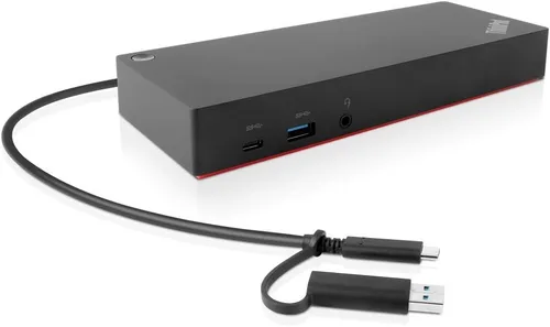 Vista 2 de Lenovo ThinkPad híbrido USB-C con base USB-A US (40AF0135US)