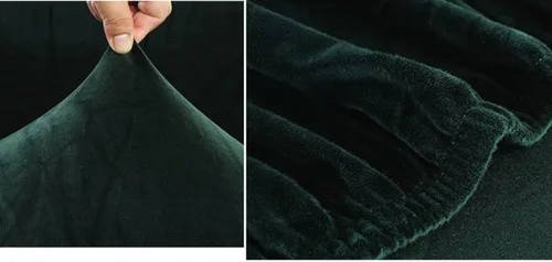 Vista 3 de IMYOGI Fundas de sofá de alta elasticidad de felpa de alta elasticidad para sofá modular en forma de L, fundas de sofá suaves y lavables, protector