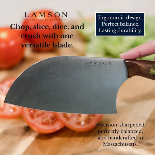 Vista 5 de Lamson Cuchillo chino Santoku pequeño vintage de 6 pulgadas
