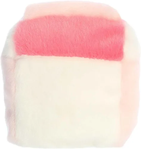 Vista 5 de Aurora Adorable animal de peluche Palm Pals Fresa Strawberry Milk, divertido peluche coleccionable para niños y adultos, perfecto para decorar