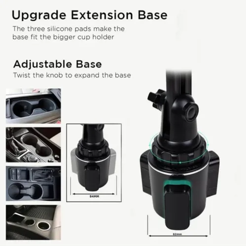 Vista 4 de Soporte universal para teléfono - Soporte de agarre para iPhone y Android