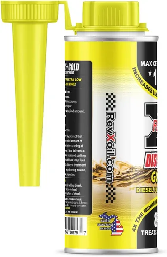 Vista 5 de REV X Distance Plus Gold Diesel Tratamiento de combustible de alta lubricidad, 8 fl. oz. (2)