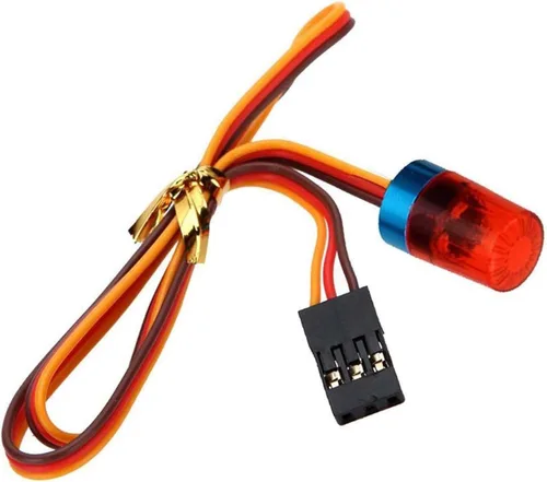 Vista 11 de 2 luces LED ultra brillantes de policía, lámpara estroboscópica de flash giratorio, 5 modos para 1/8 1/10 1/14 RC coche extinción de incendios