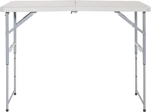 Vista 6 de Mesa cuadrada de resina multiuso Office Star Work Smart 36 x 36 x 29 pulgadas, MetalPlástico/Resina, Blanco
