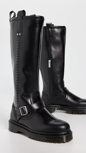 Vista 5 de Dr. Martens Botas altas hasta la rodilla Anistone unisex para adultos